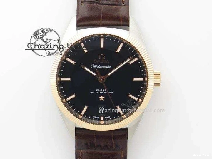 0427 Planet Ocean 45mm GMT DLC JHF Best Edition Black Dial On Rubber Strap A Durable 8194